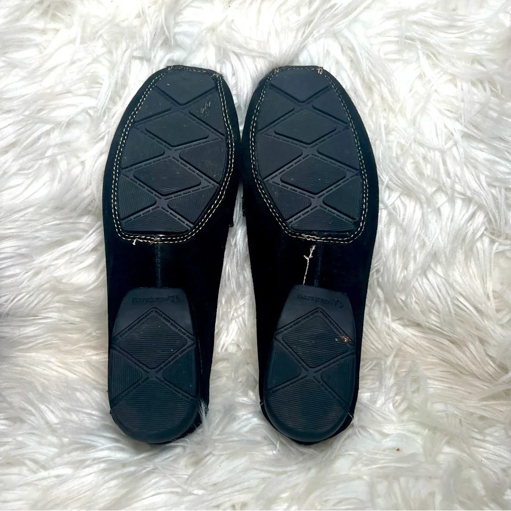 Beartraps Otella Embroidered Suede Loafer/Moccasin Size 7 Black Beautiful Flats - Picture 7 of 9